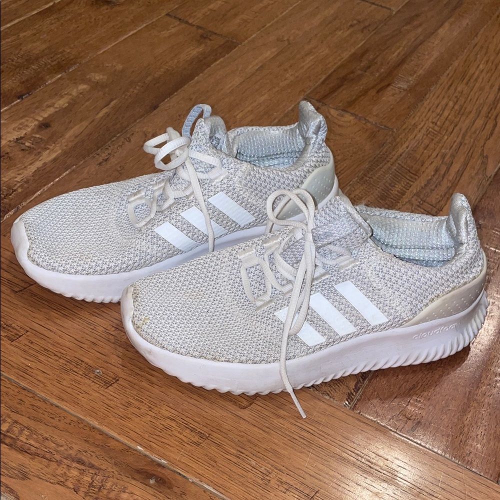 Adidas Neo Kids’ Light Gray Sneakers